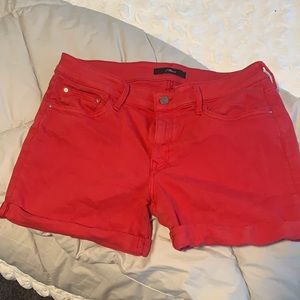 Red Mavi jean shorts